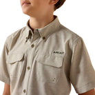 Boy's Ariat VenTEK Outbound Heathered Classic Fit Shirt 10071694