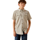 Boy's Ariat VenTEK Outbound Heathered Classic Fit Shirt 10071694