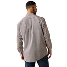 Men's Ariat Chestnut Geo Print Wrinkle Free Alden Classic Fit Shirt 10071750