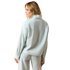 Women's Ariat Light Wash Indigo Asheville Snap Shirt 10071774