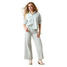 Women's Ariat Light Wash Indigo Asheville Snap Shirt 10071774