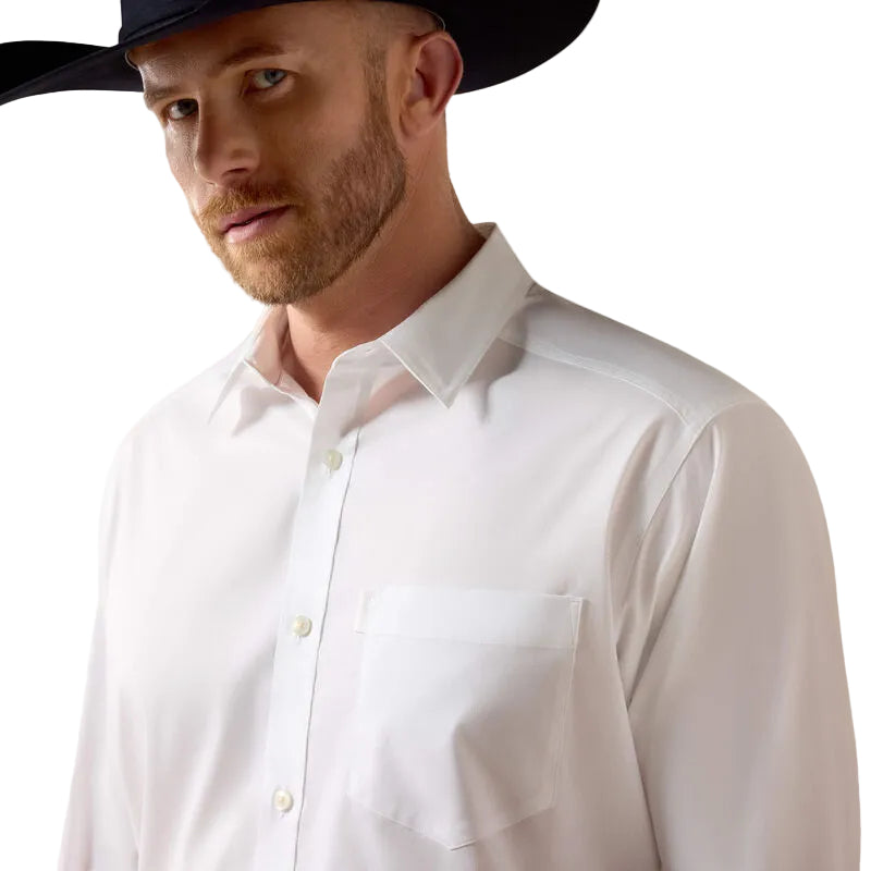 Men's Ariat White Everything Classic Fit Shirt 10072739