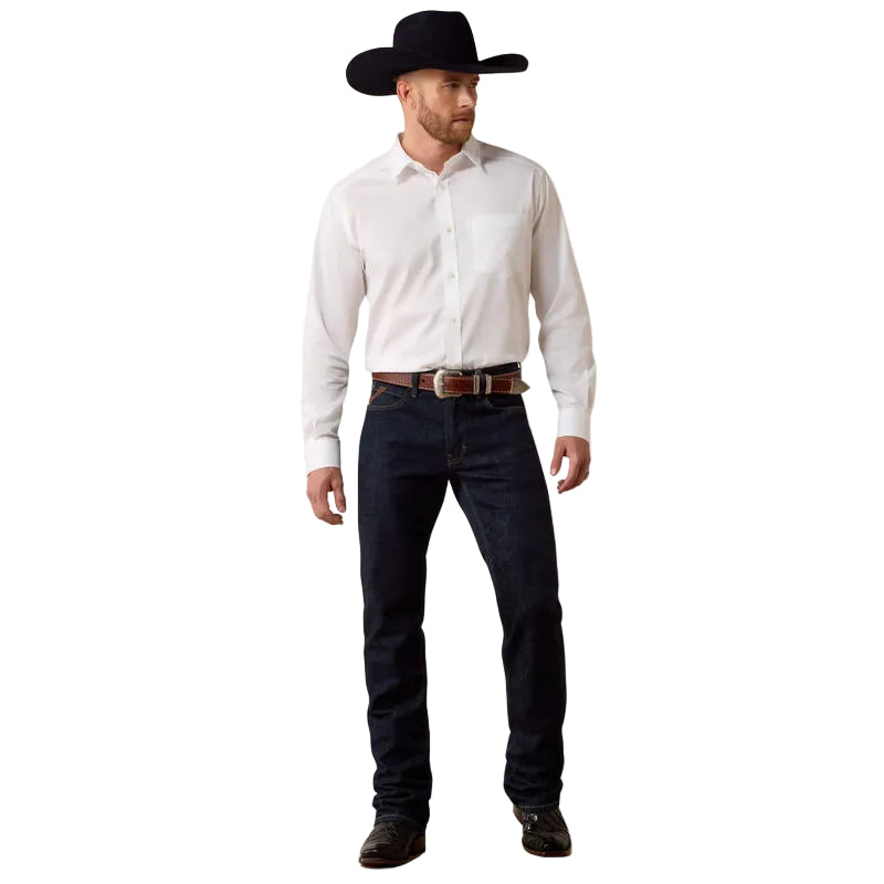 Men's Ariat White Everything Classic Fit Shirt 10072739