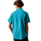 Men's Ariat Blue Moon Turquoise VenTEK Outbound Classic Fit Shirt 10073499