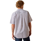 Men's Ariat White Multi Southwest Print Baxter Classic Fit Shirt 10073527