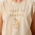 Women's Ariat Oyster Gray Cool It Cowboy T-shirt 10073558
