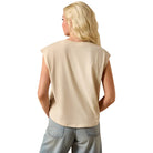 Women's Ariat Oyster Gray Cool It Cowboy T-shirt 10073558