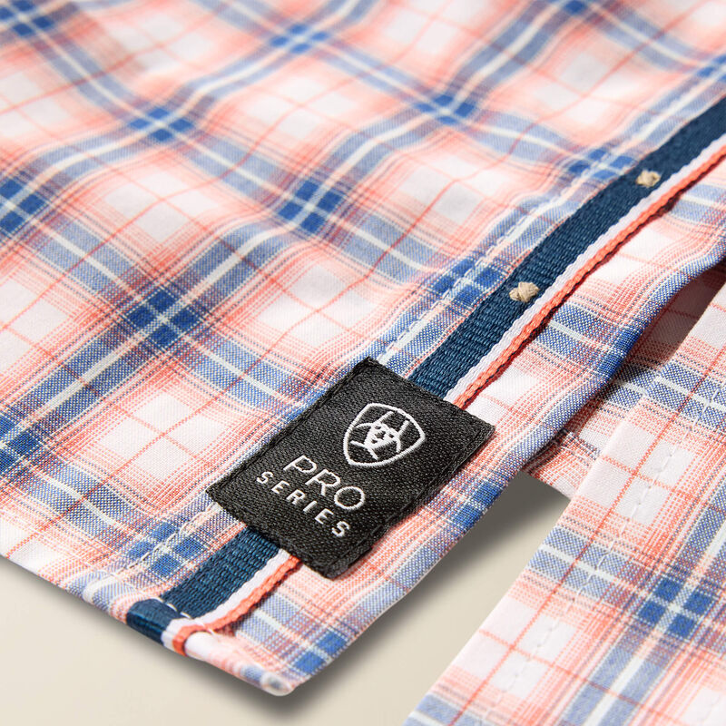 Men's Ariat Key Largo Multi Plaid Pro Series Nathan Classic Fit Shirt 10073599