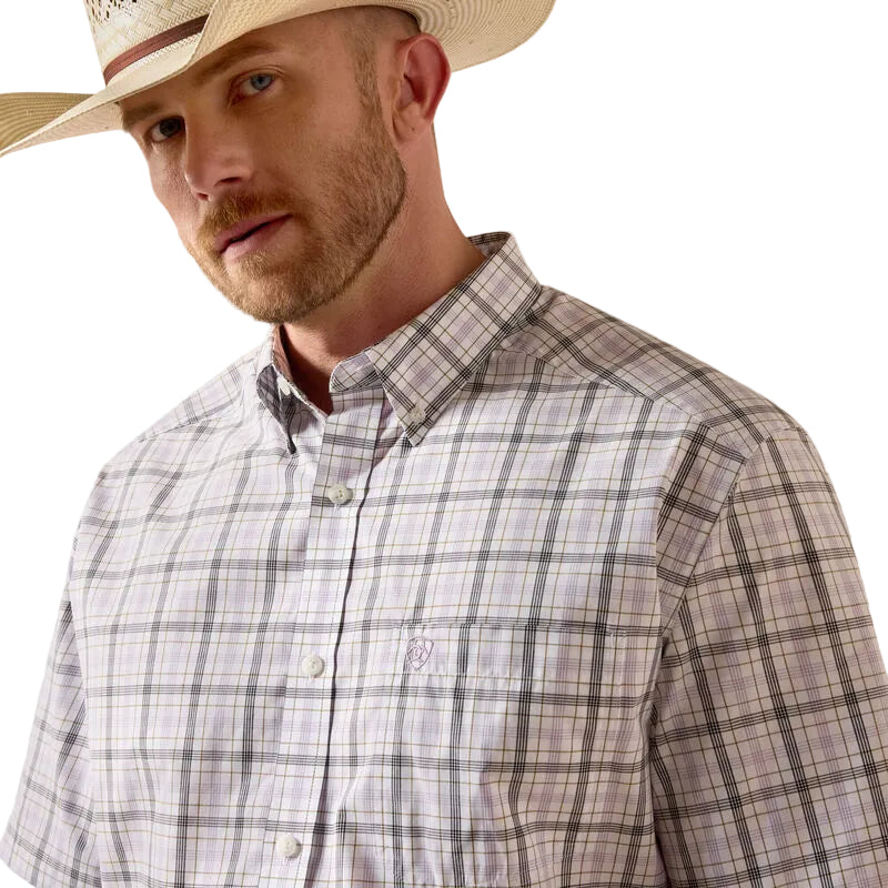 Men's Ariat Short Sleeve Pro Series Sasha Classic Fit Shirt 10073606