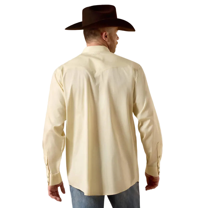 Ariat Men's Almond Oil Lightweight Twill Classic Fit Shirt 10073613