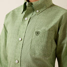 Boy's Ariat Loden Frost Abstract Print Smitty Shirt 10073673