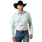 Men's Ariat Blue Glow Southwest Crosses Everything Classic Fit Shirt 10073897