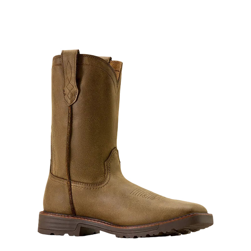 Men's Ariat Brown Bomber Activator Wide Square Toe Steel Toe Work Boot 10074291