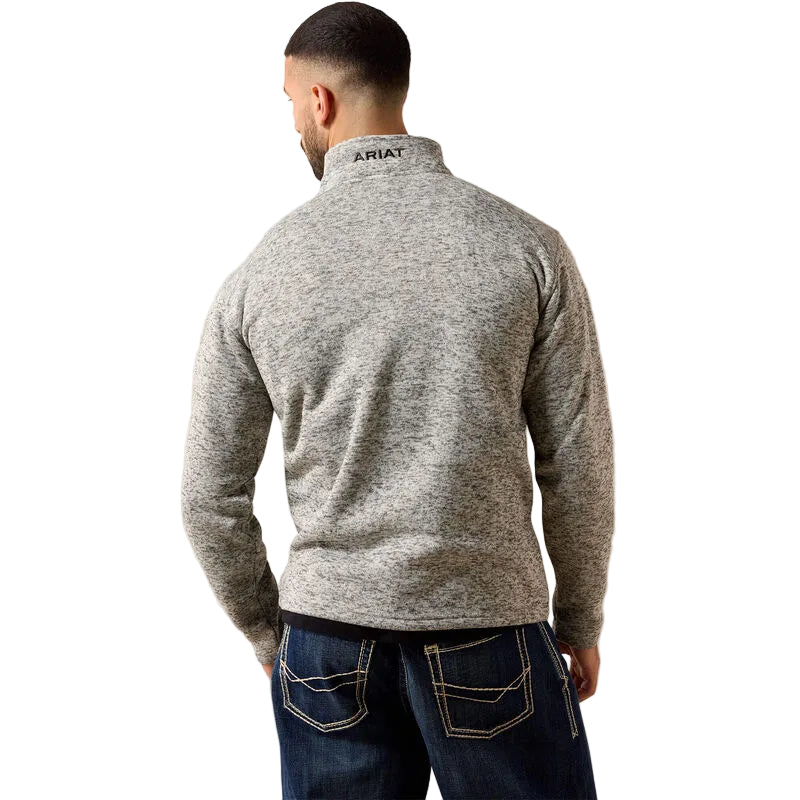 Ariat Men's Nulla Heather Caldwell 1/4 Zip Sweater 10079250