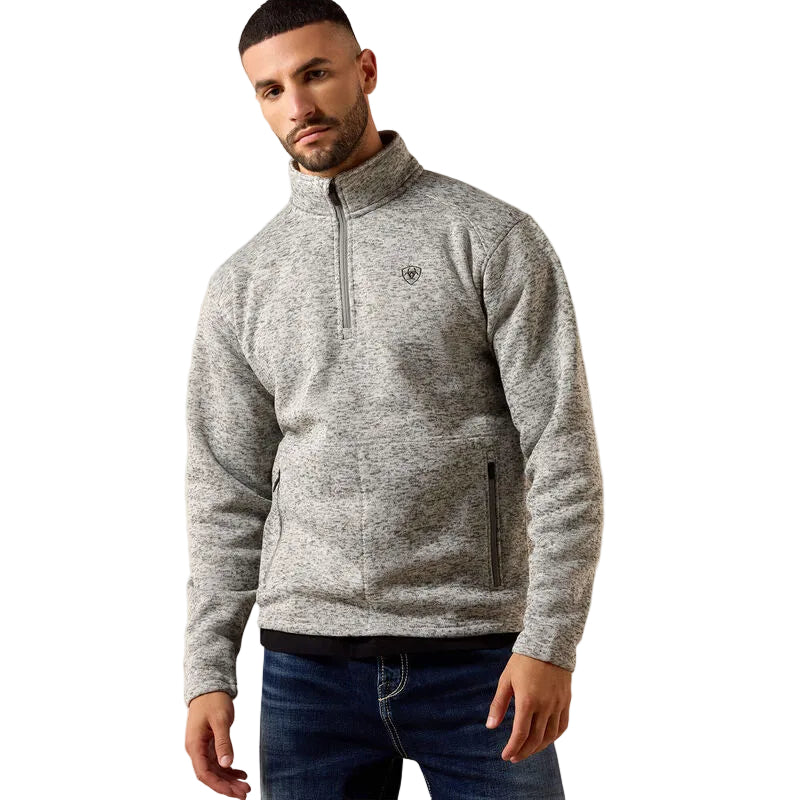 Ariat Men's Nulla Heather Caldwell 1/4 Zip Sweater 10079250