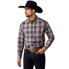Ariat Men's Oceana Medium Plaid Pro Series Jaren Classic Fit Shirt 10079257