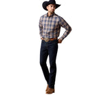 Ariat Men's Oceana Medium Plaid Pro Series Jaren Classic Fit Shirt 10079257