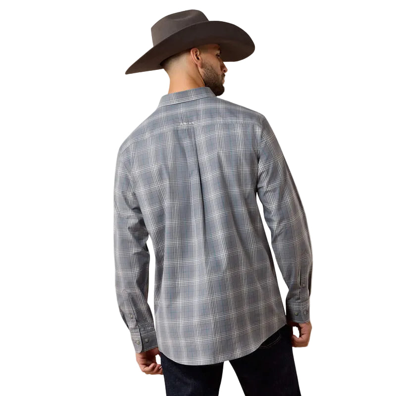 Ariat Men's Quite Shade Plaid Pro Series Wilber Classic Fit Shirt 10079284