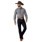 Ariat Men's Quite Shade Plaid Pro Series Wilber Classic Fit Shirt 10079284