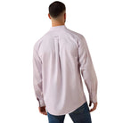 Ariat Men's Purple Ash Wrinkle Free Solid Pinpoint Oxford Classic Fit Shirt 10079286
