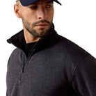 Ariat Men's Ombre Blue Caldwell 1/4 Zip Sweater 10079316