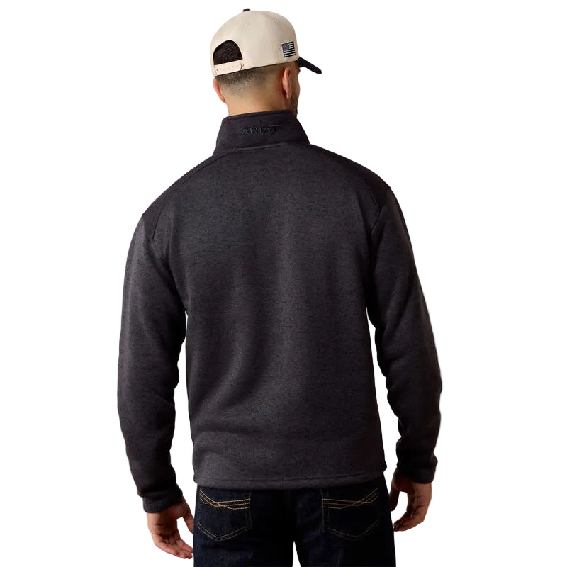 Ariat Men's Ombre Blue Caldwell 1/4 Zip Sweater 10079316