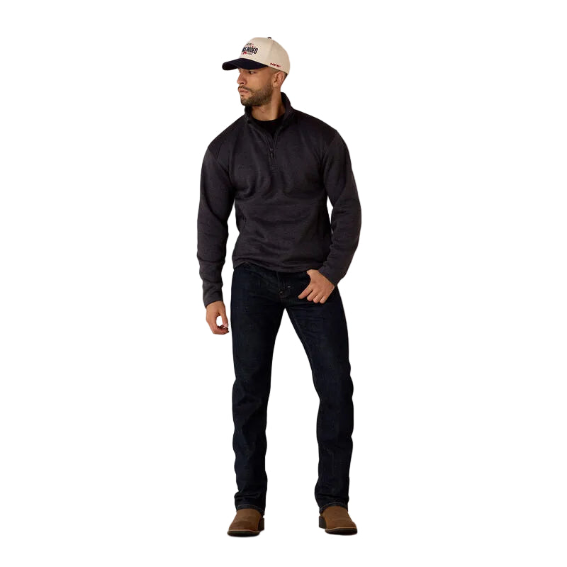 Ariat Men's Ombre Blue Caldwell 1/4 Zip Sweater 10079316