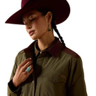 Ariat Women's Ivy Green/Chicory Coffee Dilon Parka Jacket 10079322
