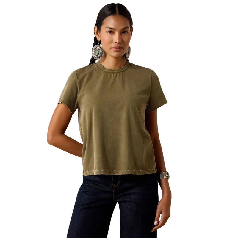 Ariat Women's Ivy Green Roping T-shirt 10079327
