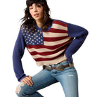 Ariat Women's Indigo Knit Americana Sweater 10079344