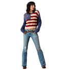 Ariat Women's Indigo Knit Americana Sweater 10079344