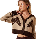 Ariat Women's Tan/Brown Colter Cardigan 10079394