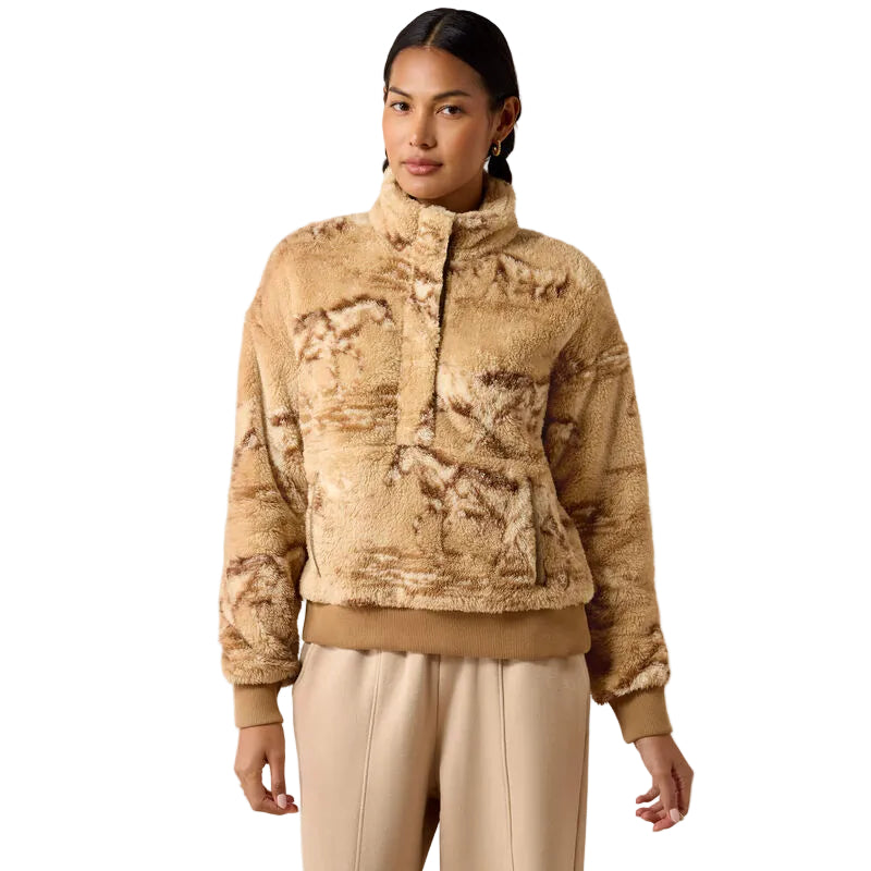 Ariat Women's Wild Horses Print Berber Sweatshirt 10079409