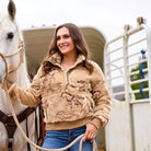 Ariat Women's Wild Horses Print Berber Sweatshirt 10079409