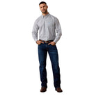Ariat Men's White Geometric PRint Perez Classic Fit Shirt 10079422