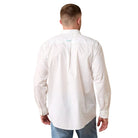 Ariat Men's White Geo Print Wrinkle Free Barlow Classic Fit Shirt 10079425