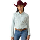 Ariat Women's Saltwater Henna Stripe Kirby Stretch Shirt 10079441