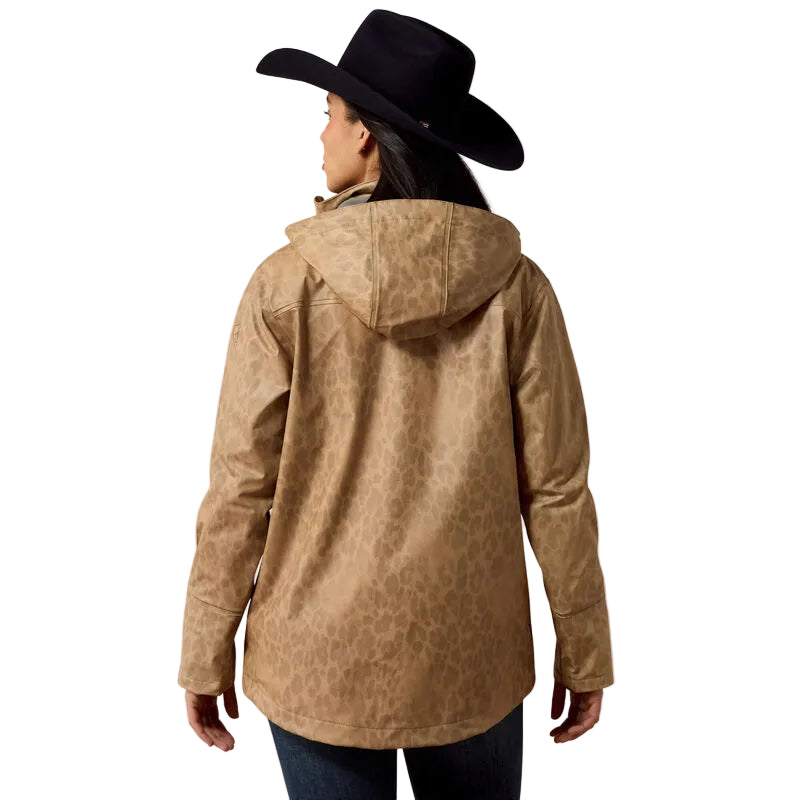 Ariat Women's Faded Leopard Drizzle Rain Coat 10079586