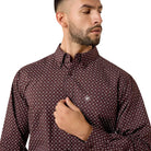 Ariat Men's Fudge Medallion Print Contstantine Classic Fit Shirt 10079623