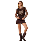 Ariat Women's Chicory Coffee Wichita Sweater Vest 10079634