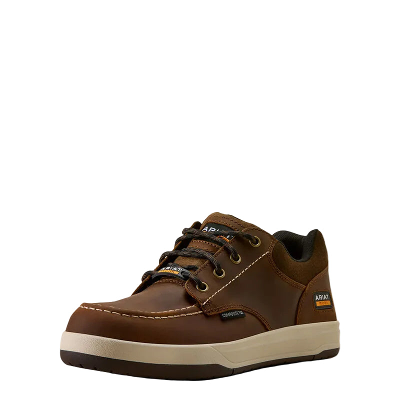 Ariat Men's Distressed Brown Outmatch Composite Toe Work Shoes 10080332