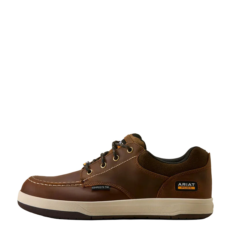 Ariat Men's Distressed Brown Outmatch Composite Toe Work Shoes 10080332