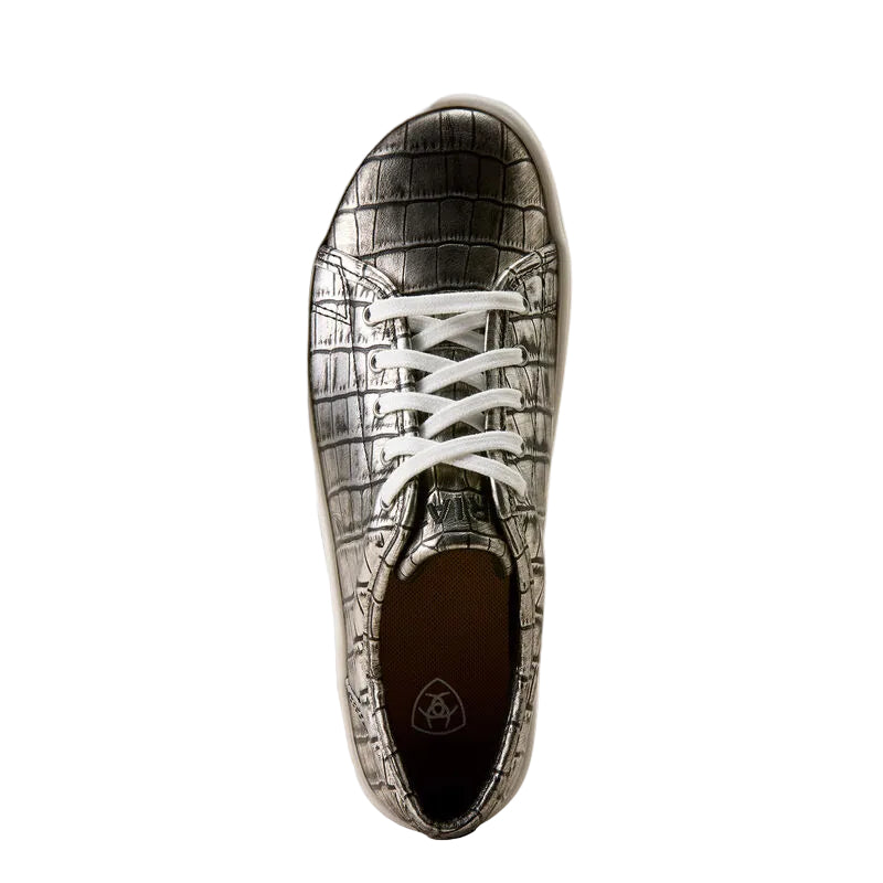 Ariat Women's Silver Croc Print Skylar Shoes 10080402