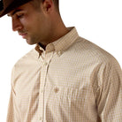 Ariat Men's Pebble Small Plaid Pro Series Darius Classic Fit Shirt 10080505