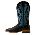 Ariat Men's Black/Bolt Blue Gritstone Wide Square Toe Cowboy Boots 10080525