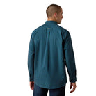 Ariat Men's Majolica Blue Geo Print Lovato Classic Fit Shirt 10080598