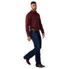 Ariat Men's Zinfandel Geo Print Wrinkle Free Reliance Classic Fit Shirt 10080617