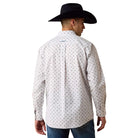 Ariat Men's White Medallion Print Nielson Classic Fit Shirt 10080622