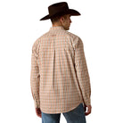 Ariat Men's Vanilla Custard Multi Plaid Pro Series Dave Classic Fit Shirt 10080629