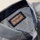 Ariat Men's Skyway Micro Plaid Wrinkle Free Sampson Classic Fit Shirt 10080637